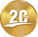 20 years of service