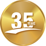 35 years of service