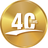 40 years of service